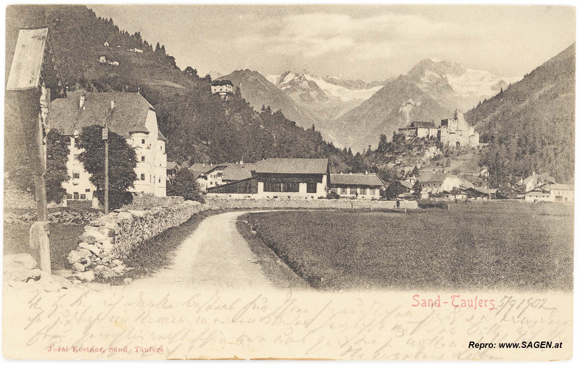 Sand in Taufers um 1902