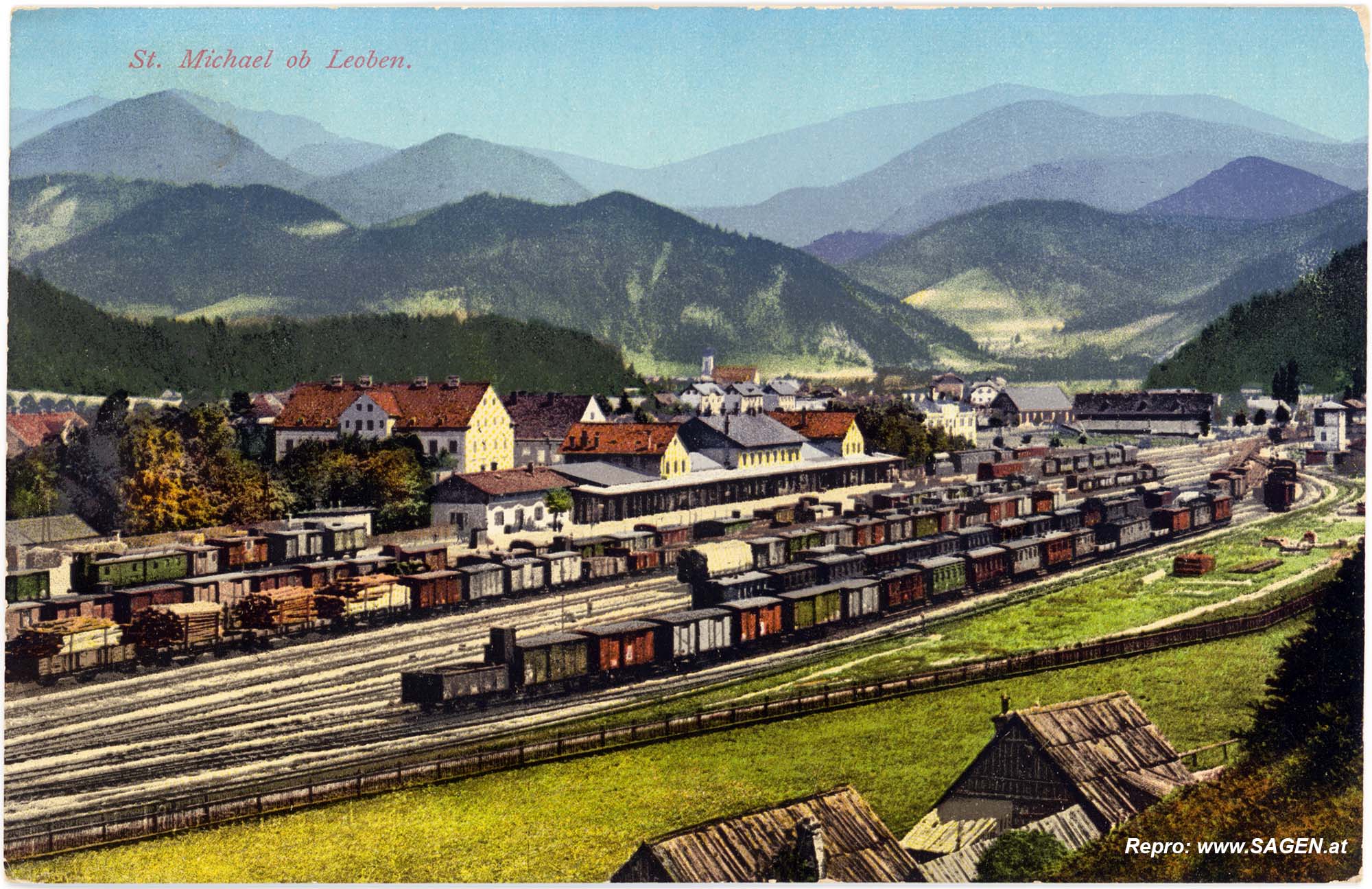 Sankt Michael in Obersteiermark 1910