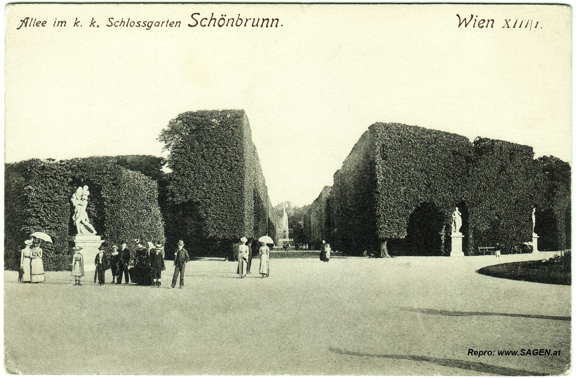Schönbrunn Schlossgarten Allee