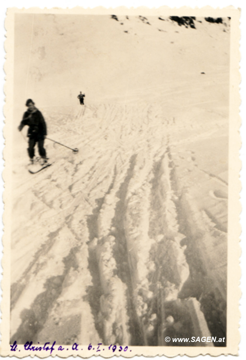 Schifahren St. Christoph am Arlberg 1930