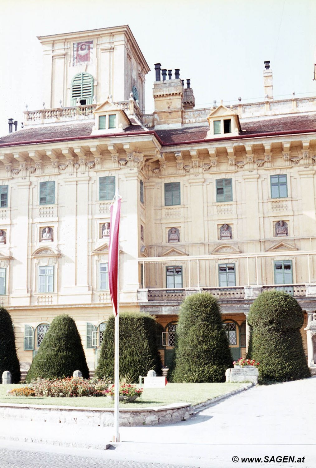 Schloss Esterházy in Eisenstadt um 1970