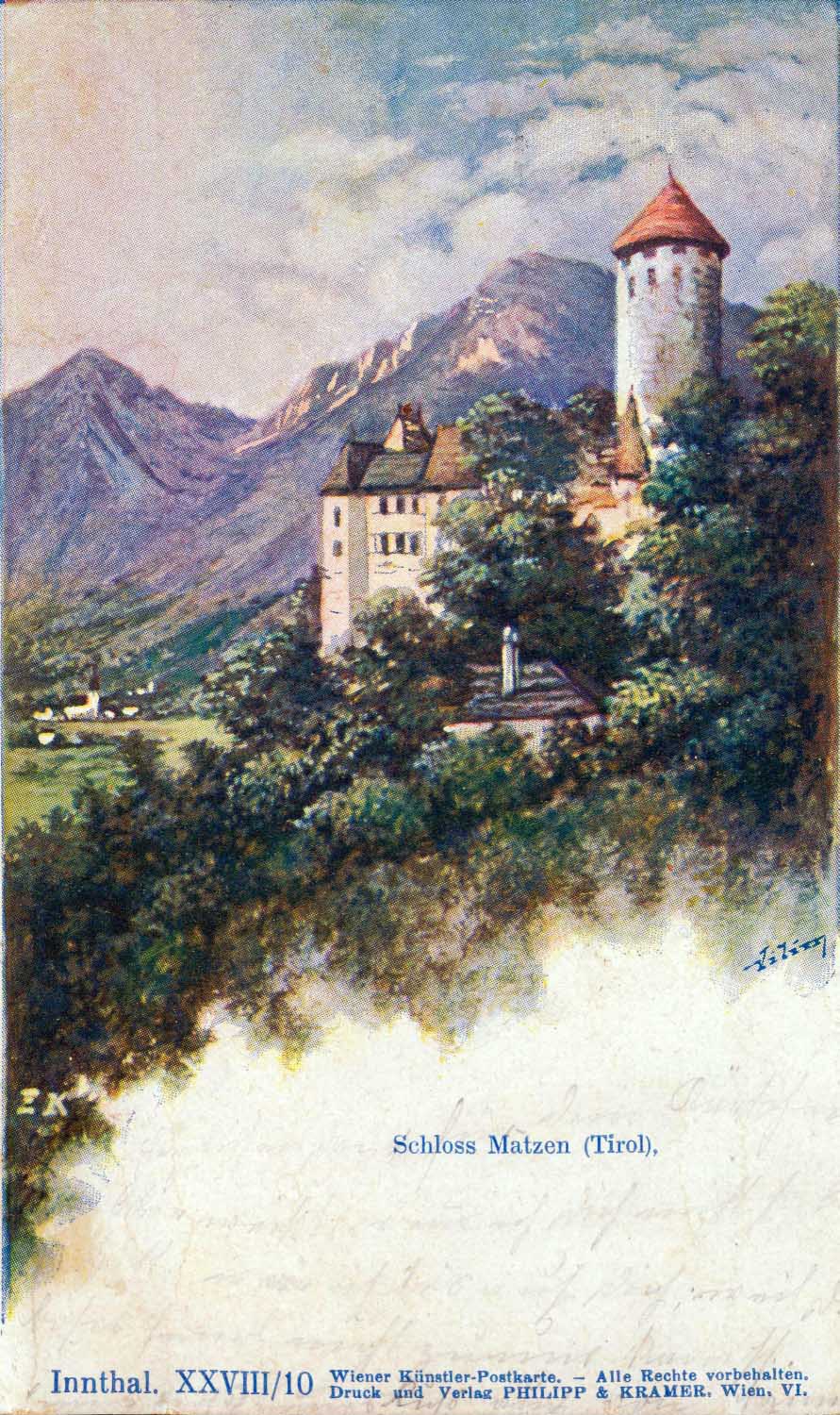 Schloss Matzen 1909