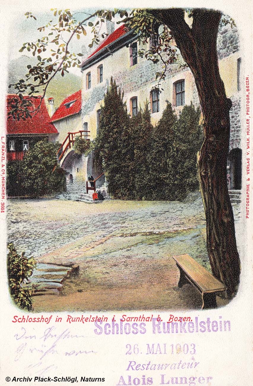 Schloss Runkelstein, 1903