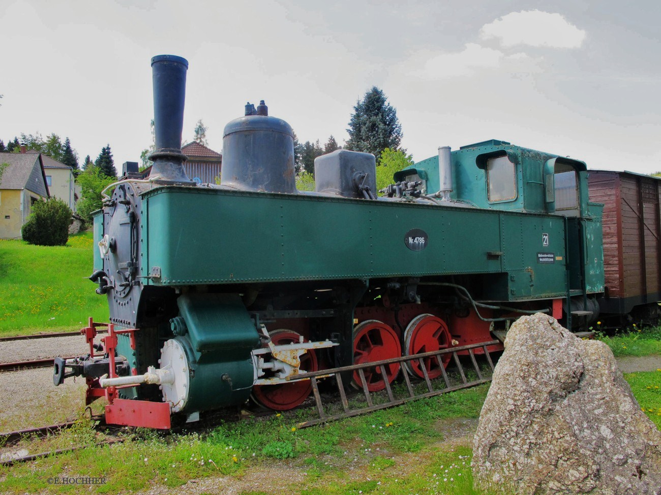 Schmalspur-Lokomotive der Zwettlerbahn