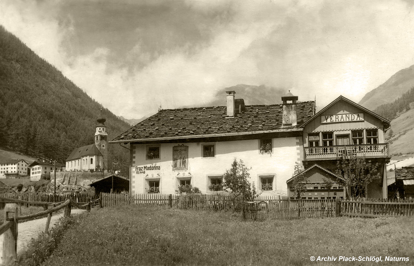 Schnalstal, Gasthaus Fraz. Madonna