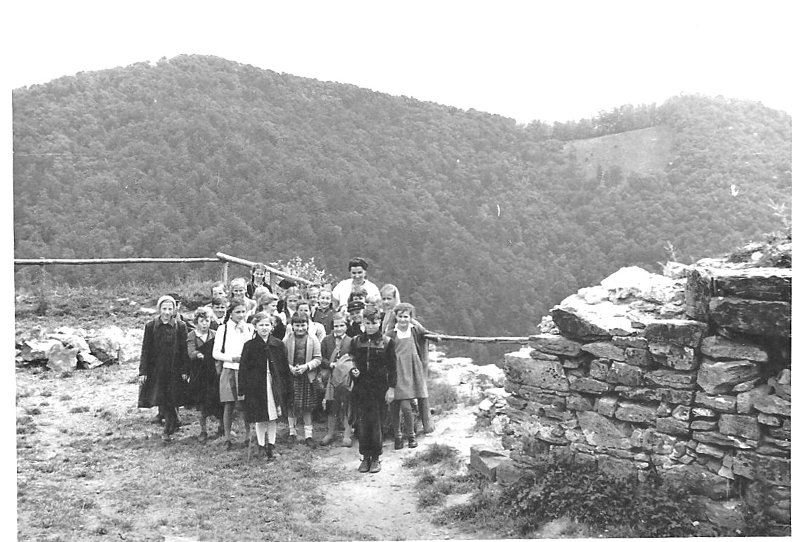 Schulausflug 1957 Ruine Aggstein