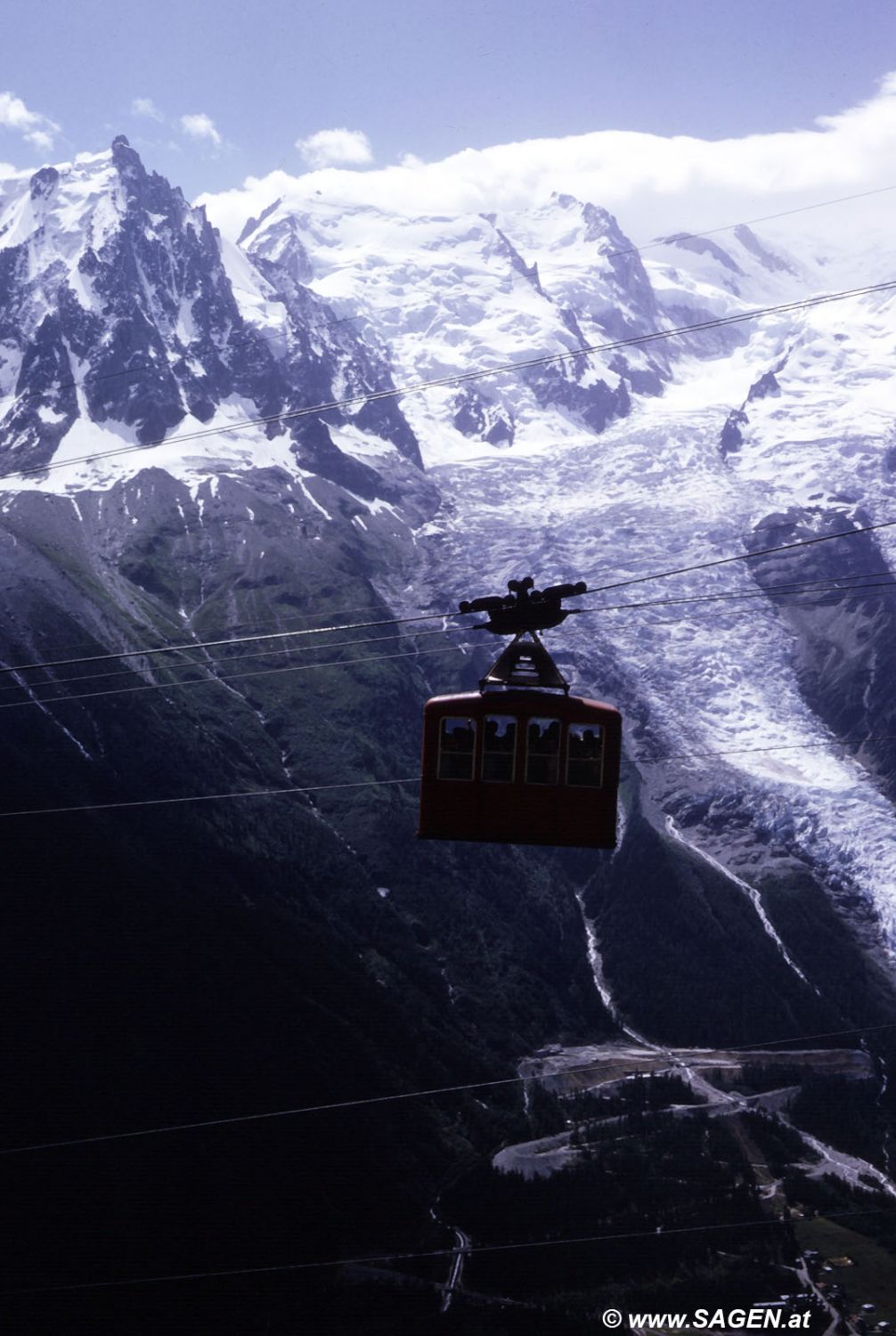 Seilbahn auf die Aiguille du Midi, Franreich