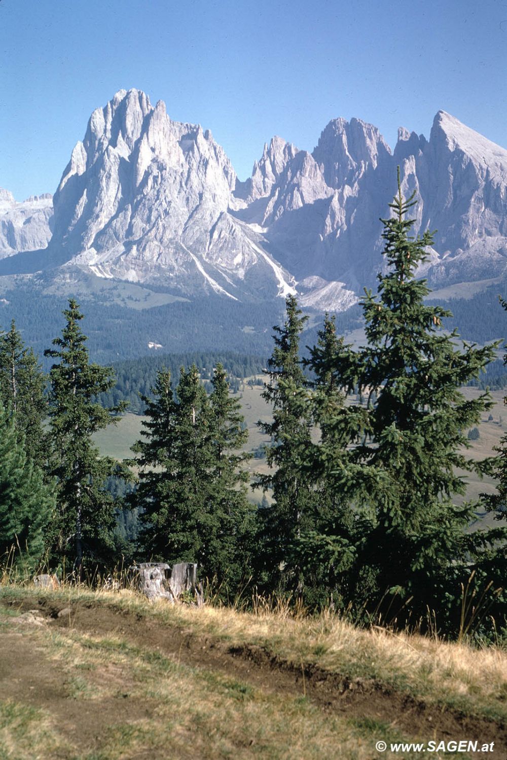 Seiseralm Langkofel 1974