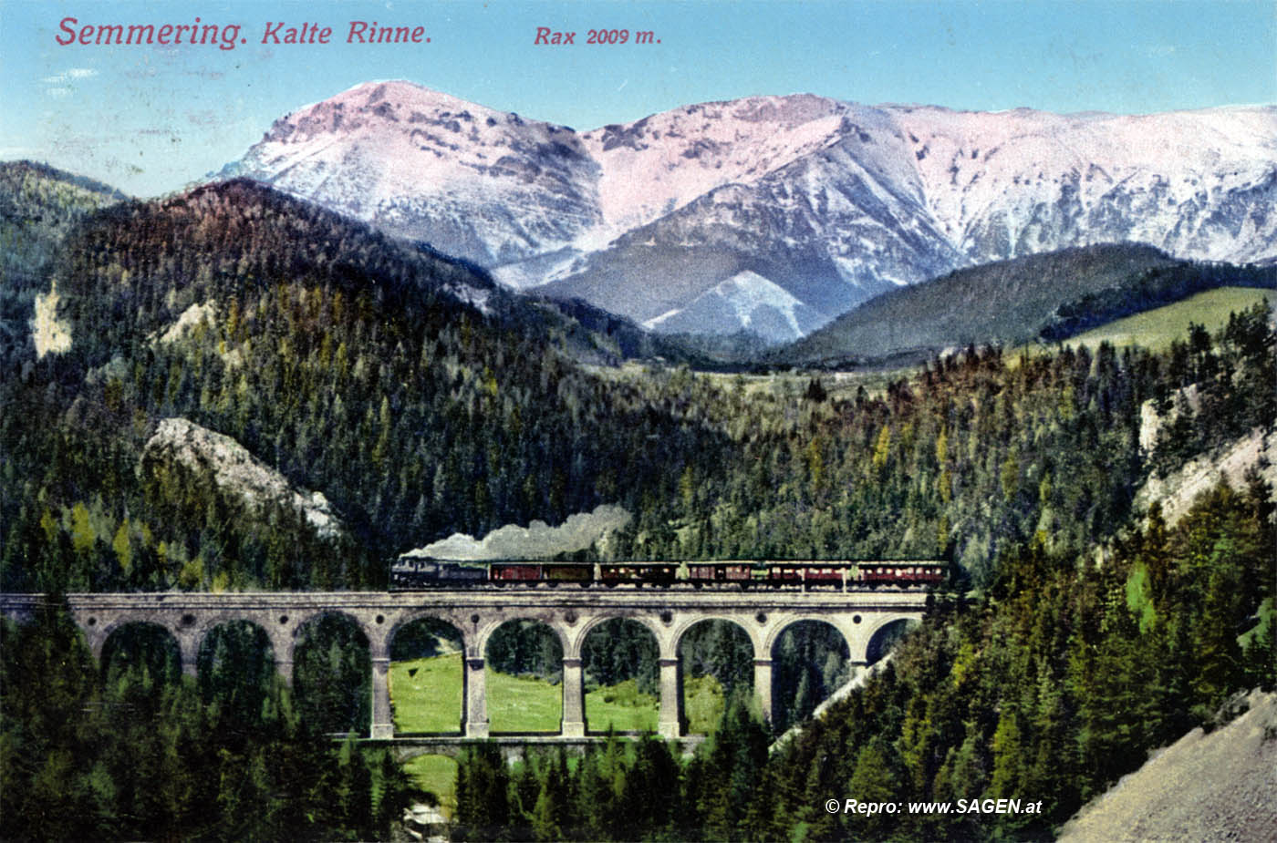 Semmering, Kalte Rinne, Rax