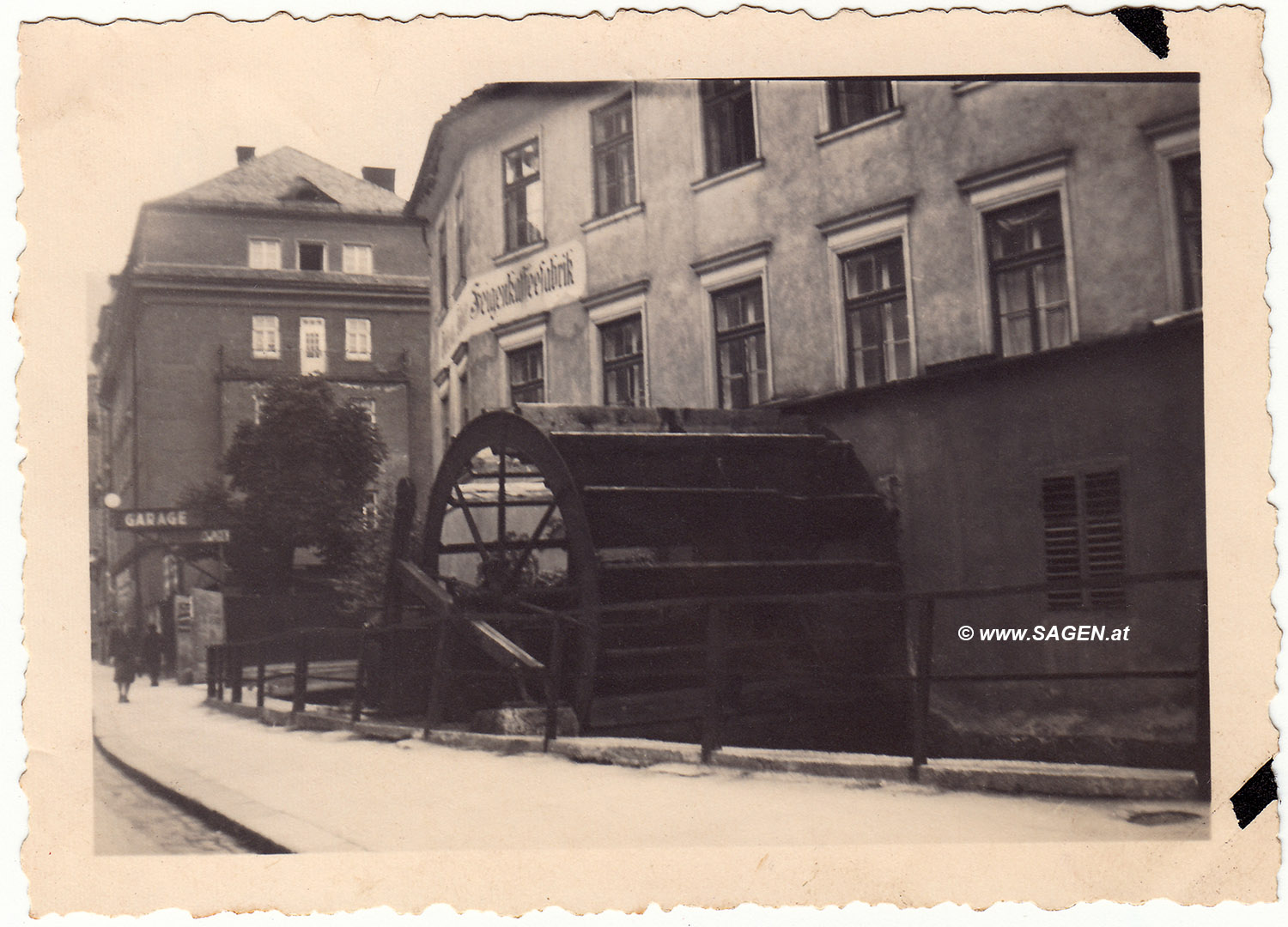 Sillkanal Mühle Innsbruck 1936