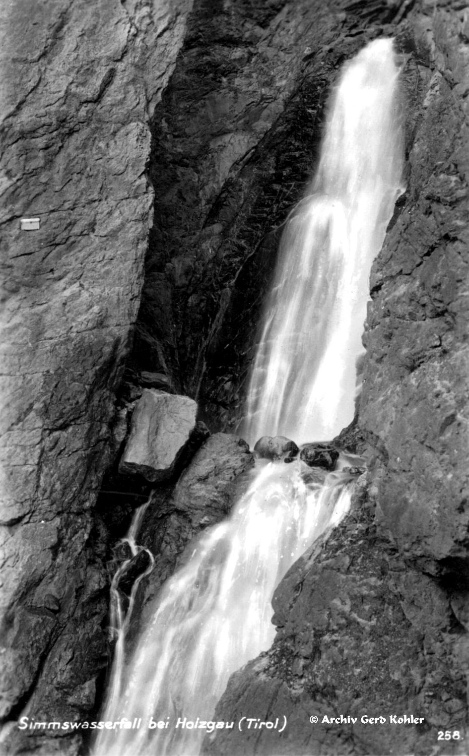 Simms-Wasserfall 1933
