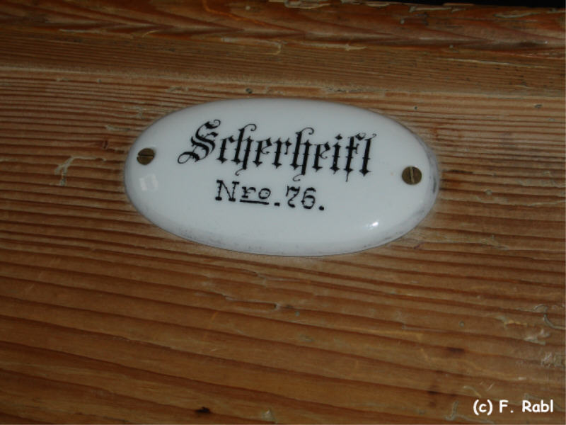 Sitzplatzschild