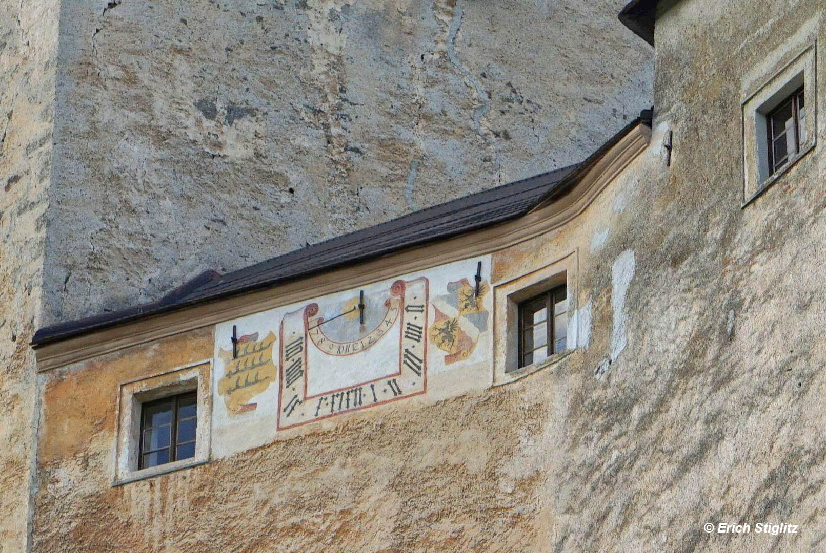 Sonnenuhr Burg Rappottenstein