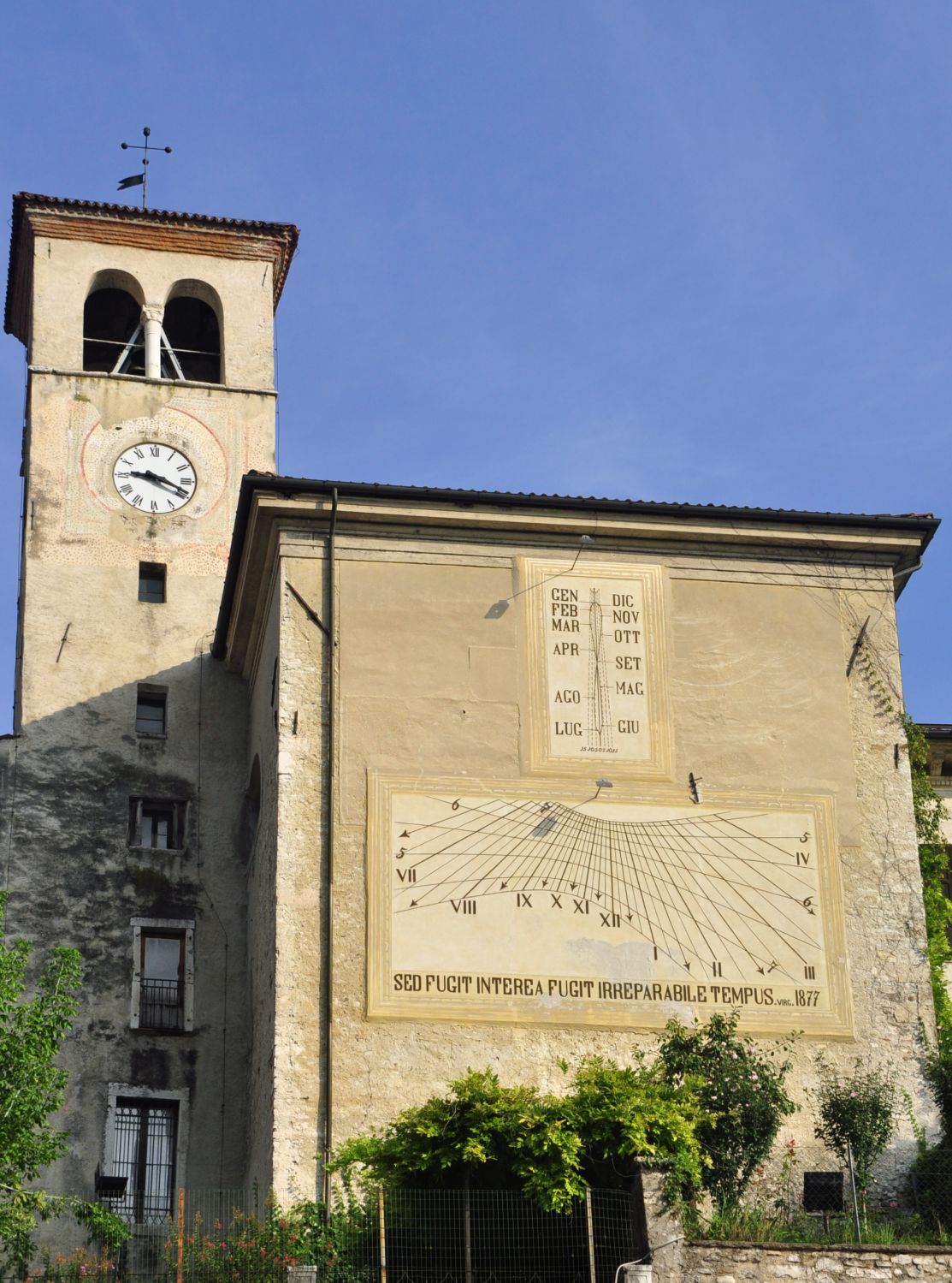 Sonnenuhr in Feltre