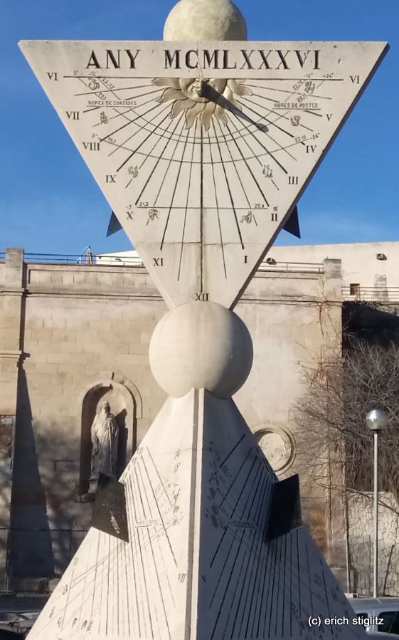 Sonnenuhr in Palma, Mallorca