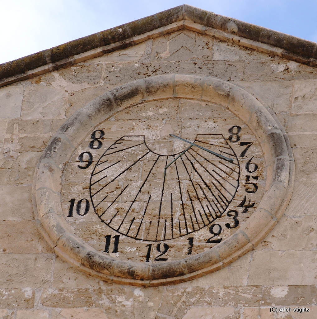 Sonnenuhr Sant Francesc, Palma, Mallorca