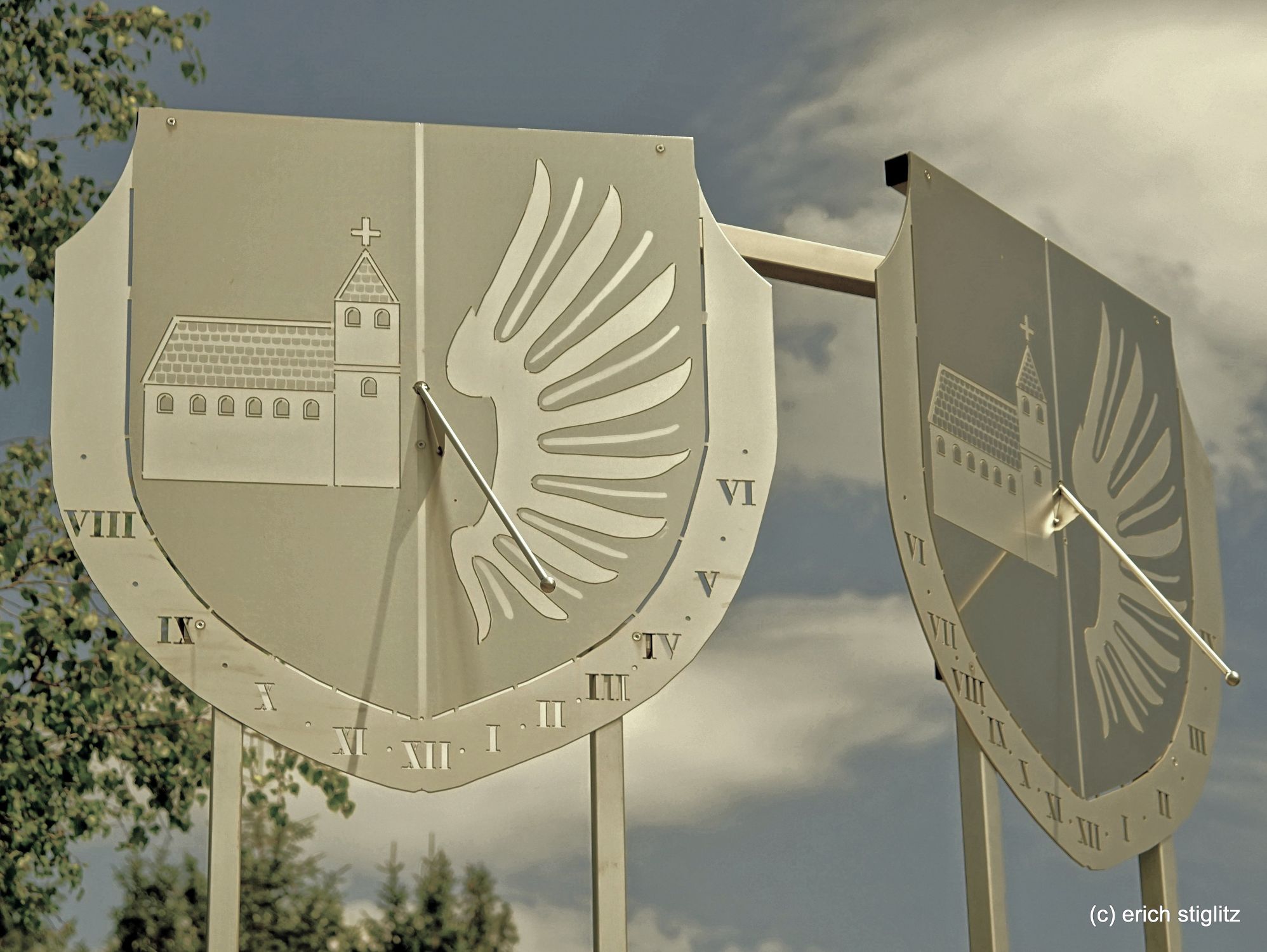 Sonnenuhr Wasserpark Mönichkirchen