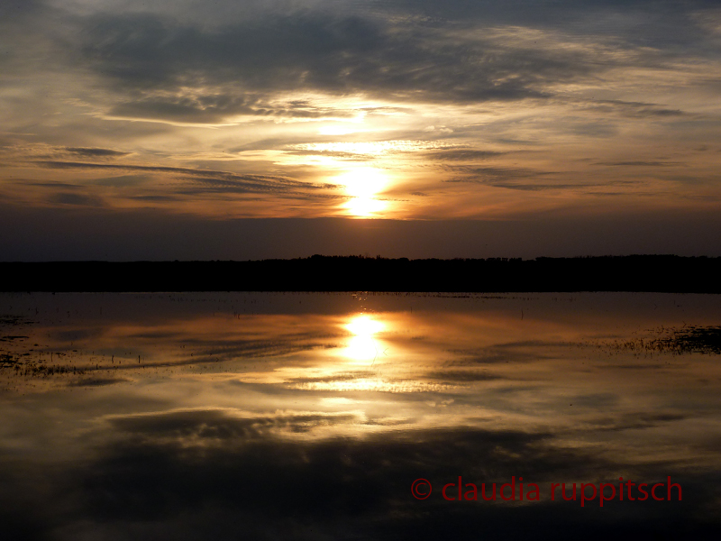 Sonnenuntergang in Saskatchewan, Kanada