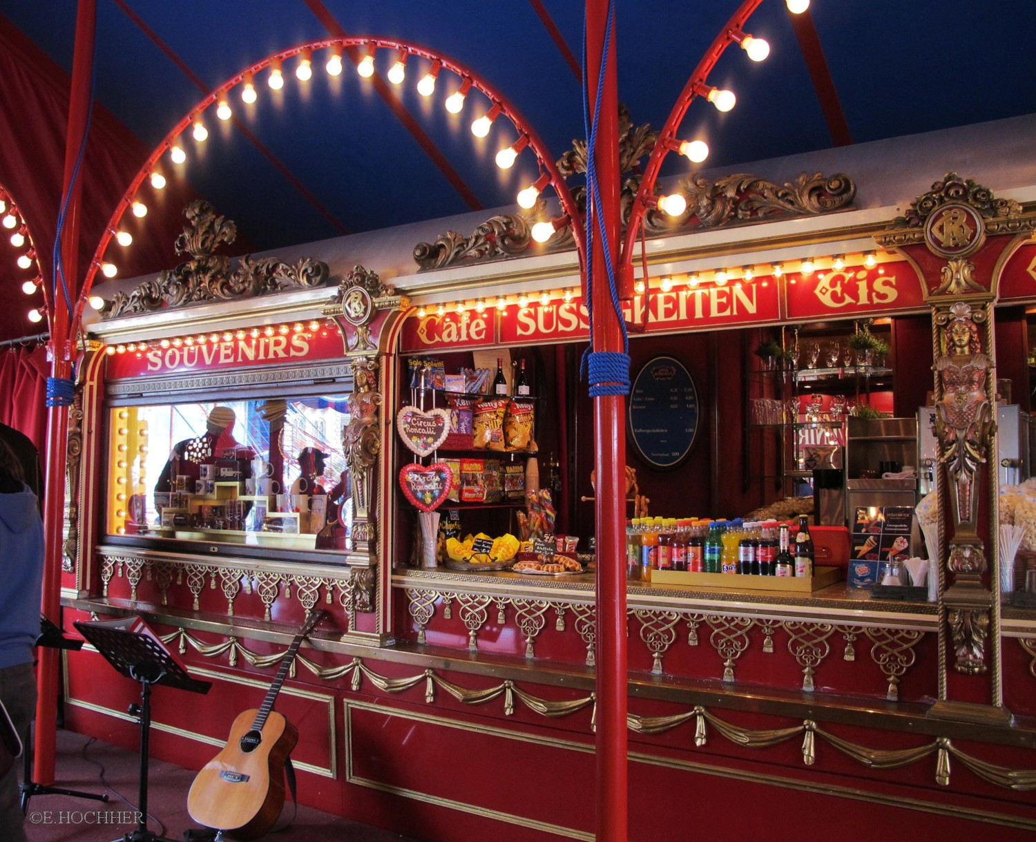 Souvenirs , Eis und Süßigkeiten