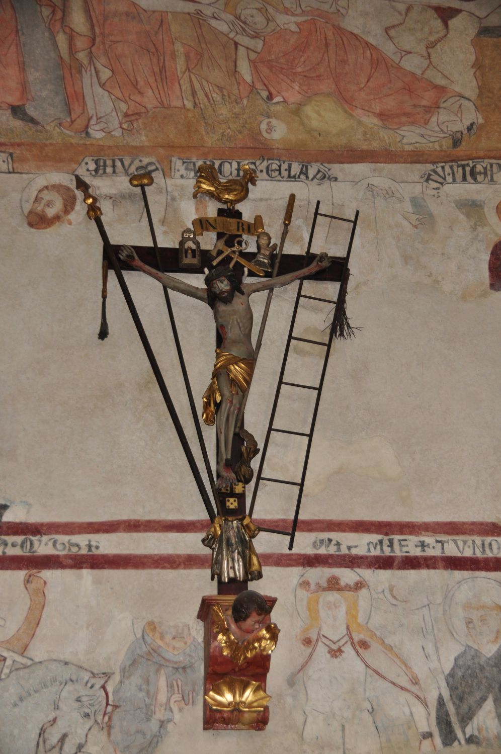 Spätgotisches Kruzifix in der Pfarrkirche von Metnitz