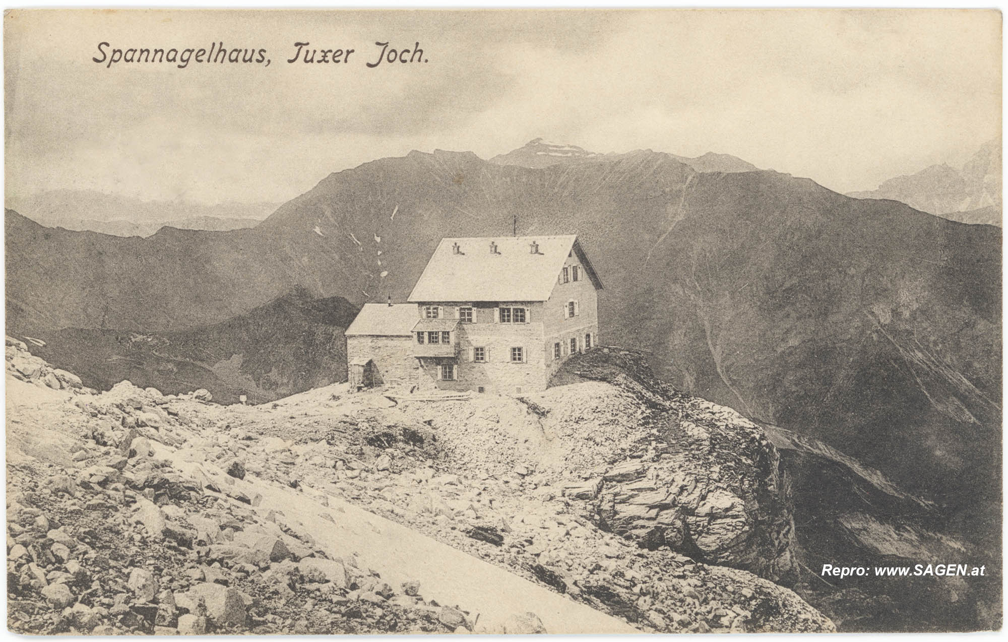 Spannagelhaus Tuxer Joch 1908
