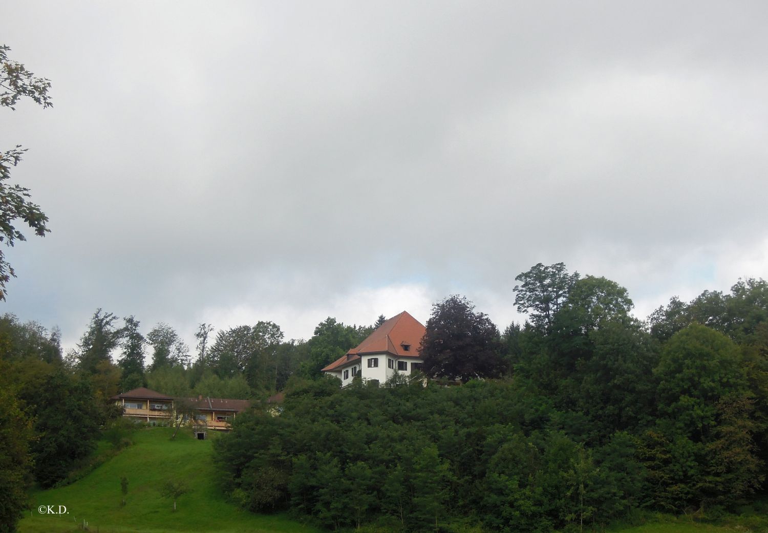 Spaziergang zum Schloss Falkenberg in Klagenfurt