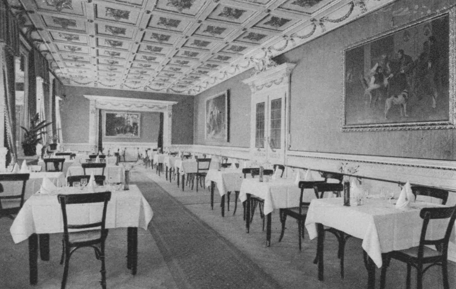 Speisesaal des Hotel Kreid