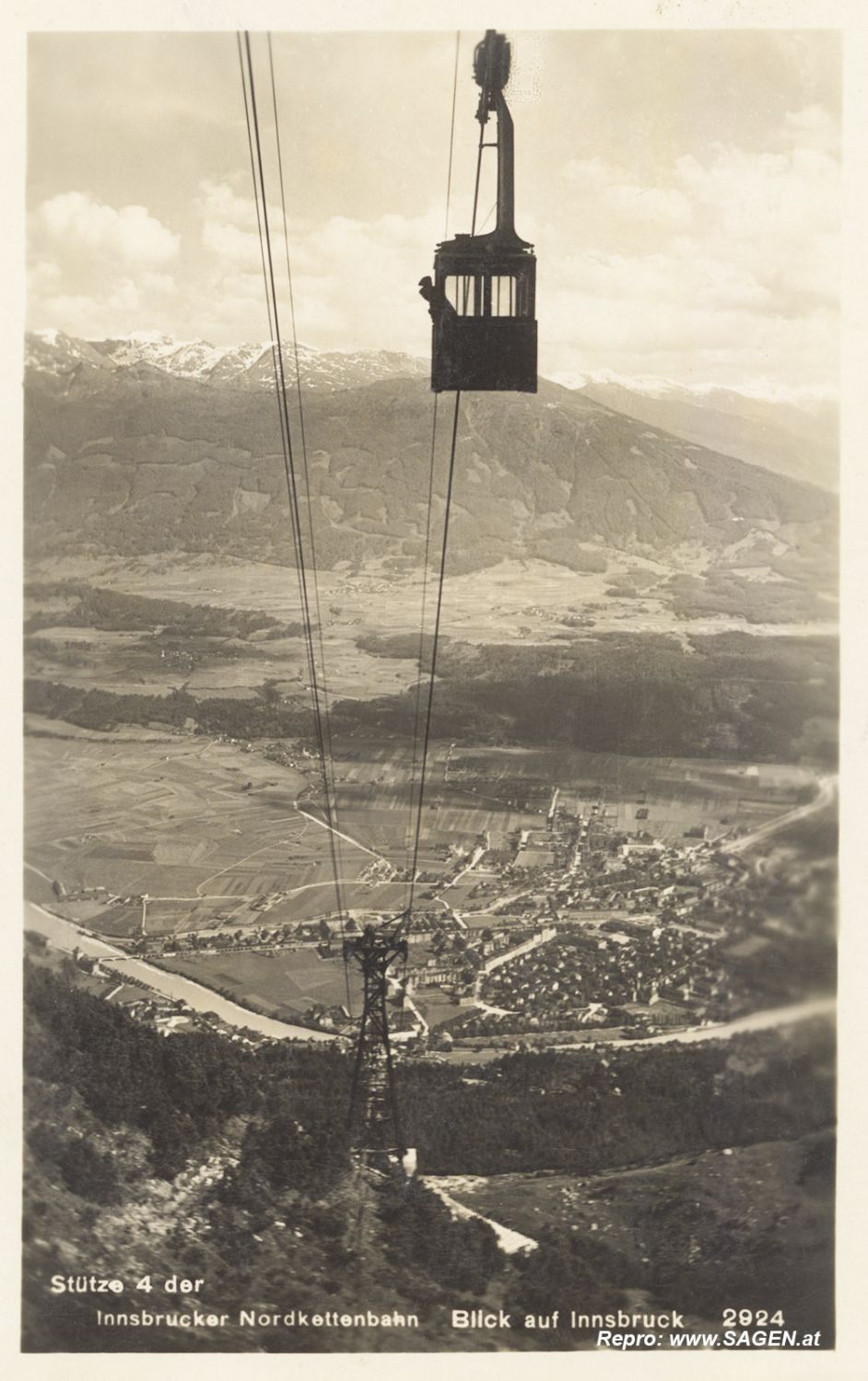 Stütze 4 der Innsbrucker Nordkettenbahn