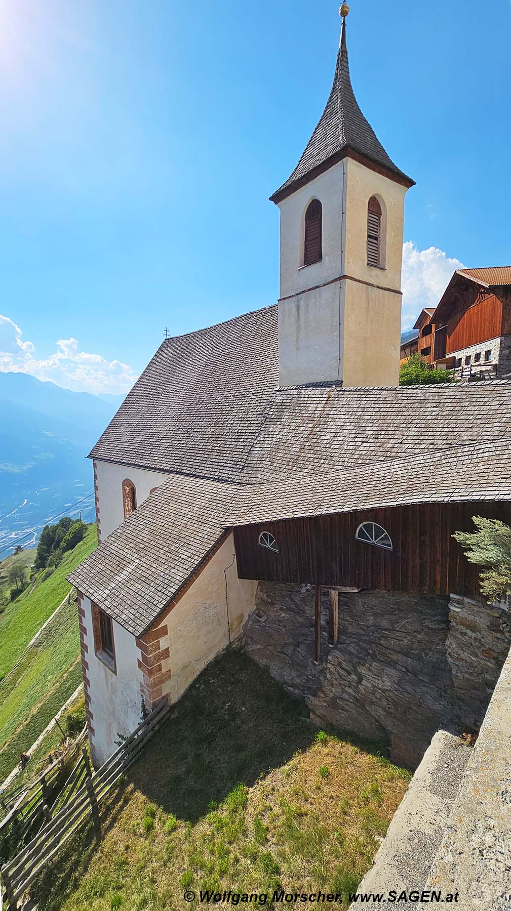 St. Martin im Kofel - Gang zur Sakristei