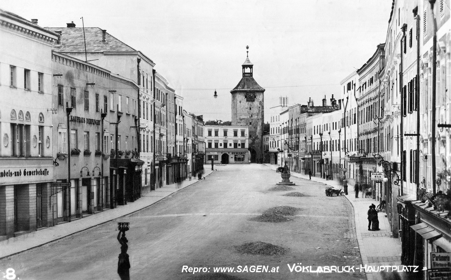 Stadtplatz Vöcklabruck 1929