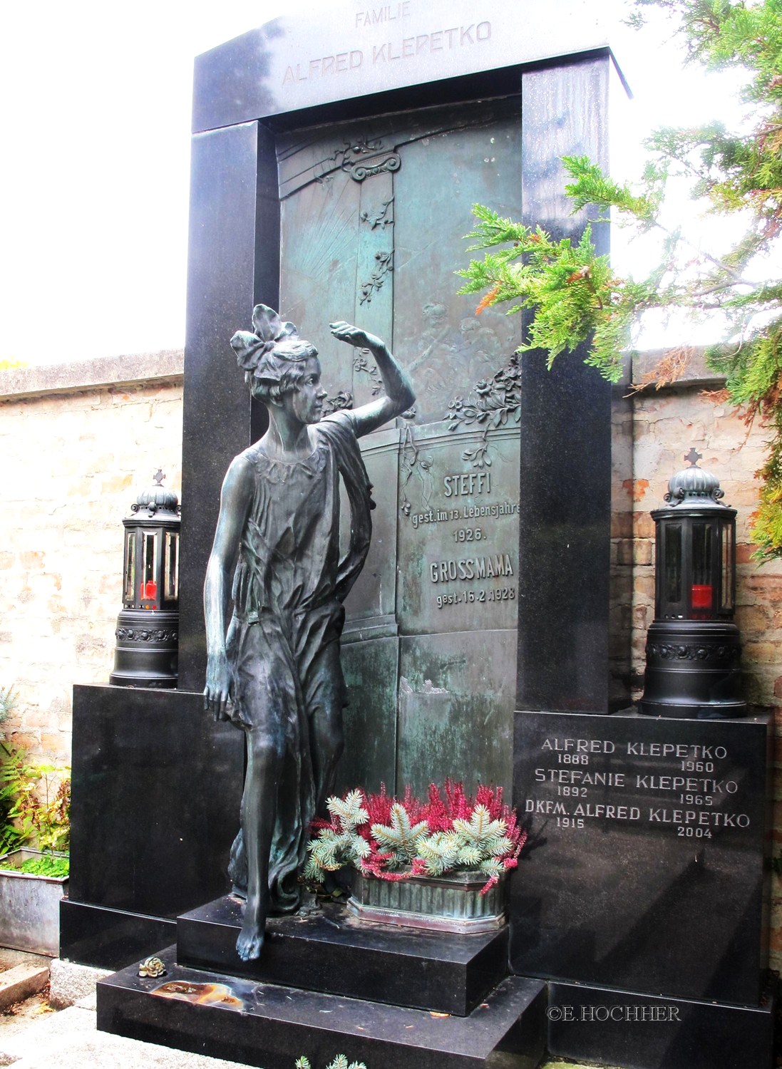 Steffi, Helenen-Friedhof in Baden