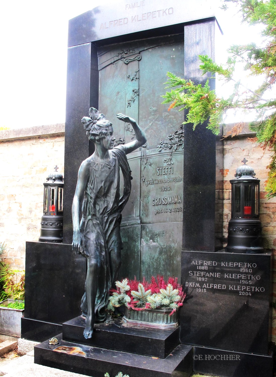 Steffi, Helenen-Friedhof in Baden