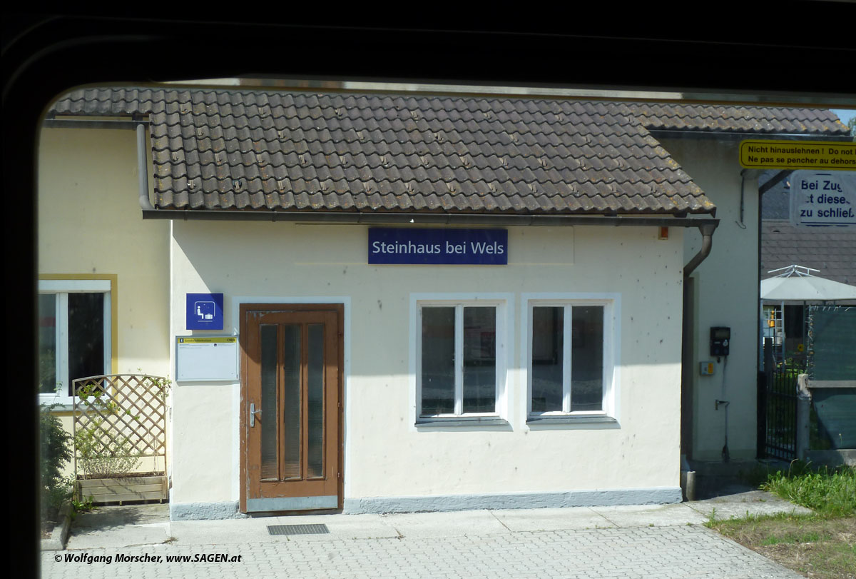 Steinhaus bei Wels, Bahnhof