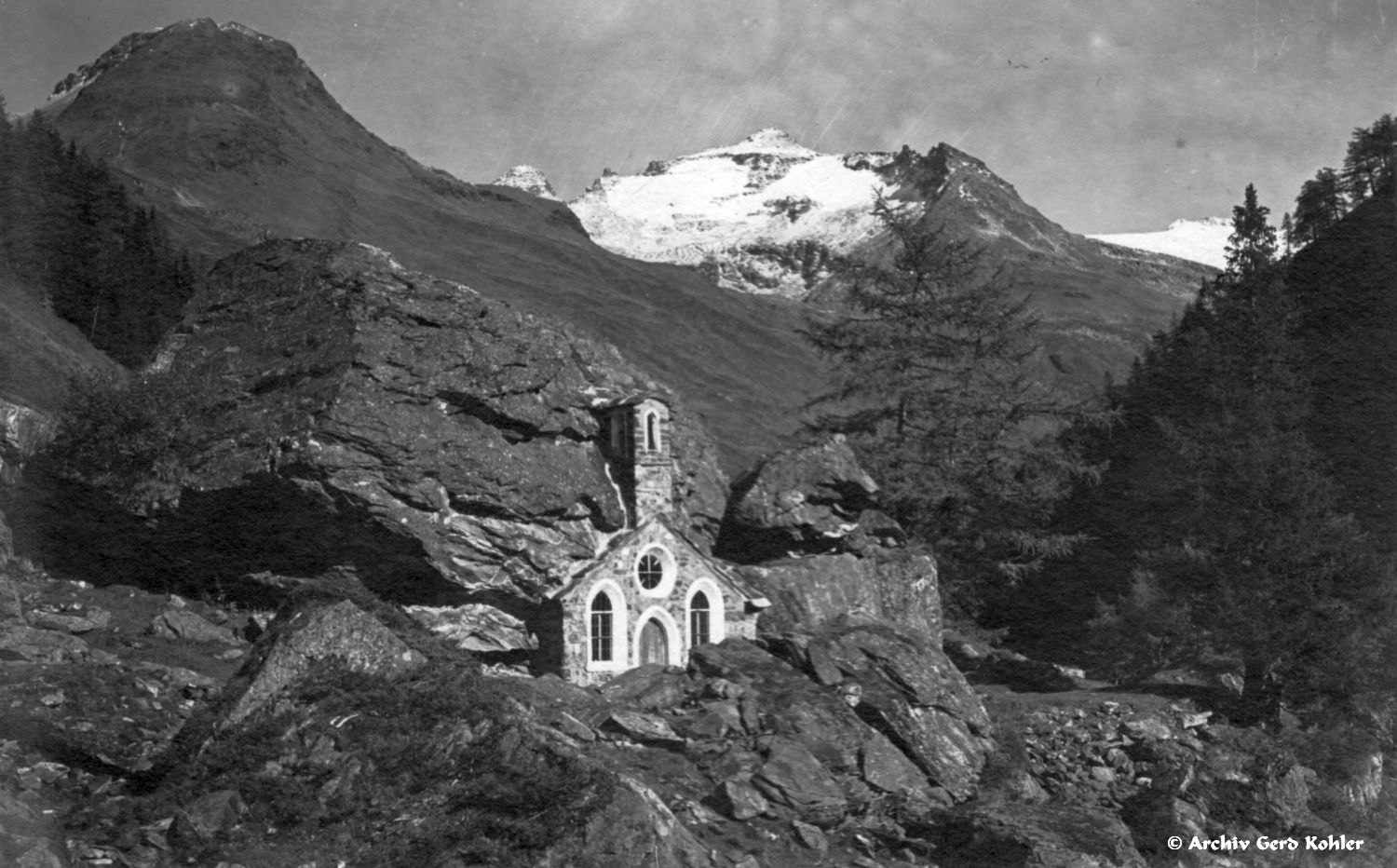 Steinkapelle Innergschlöss 1928