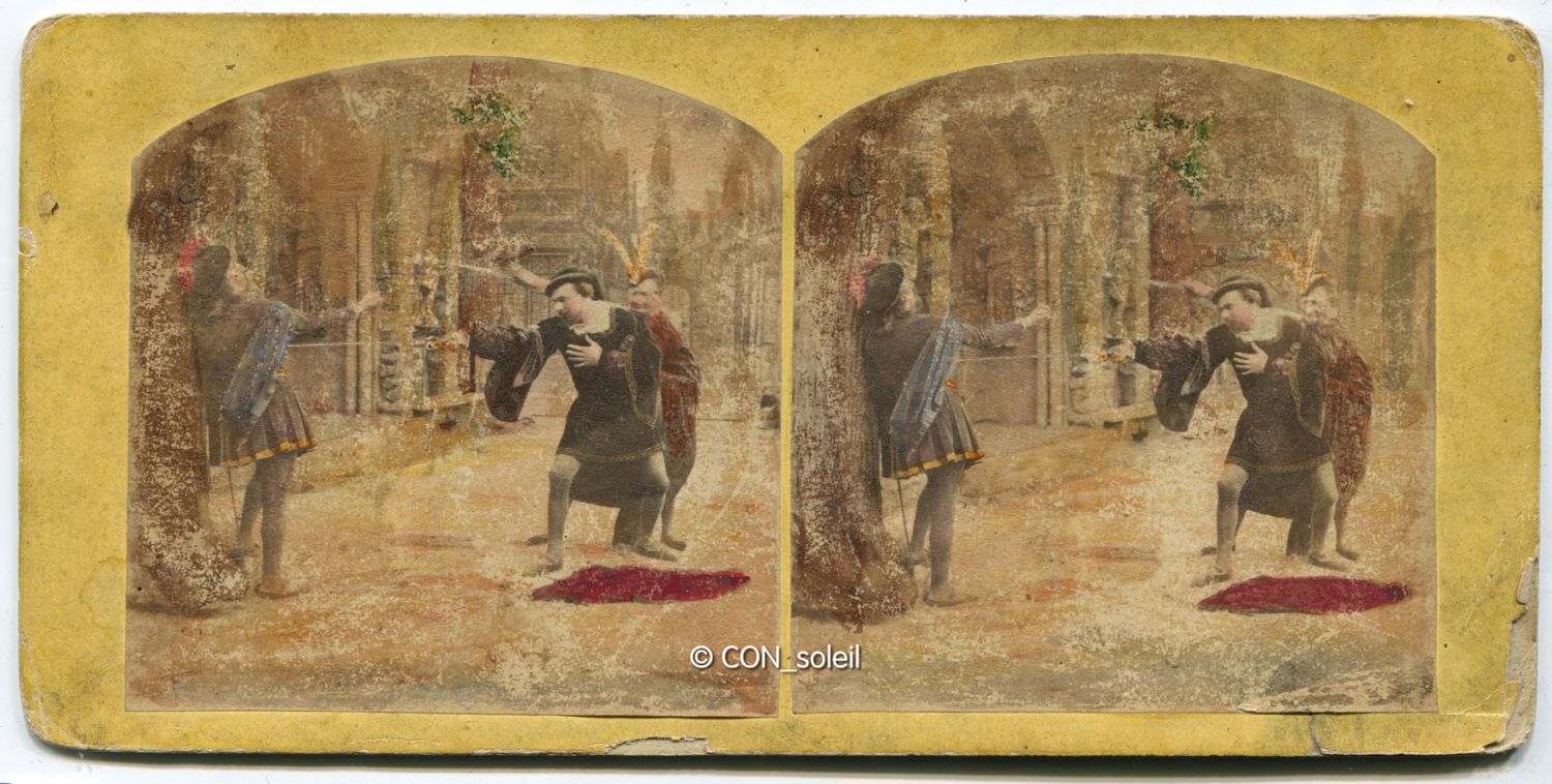 stereophoto etwa 1860er