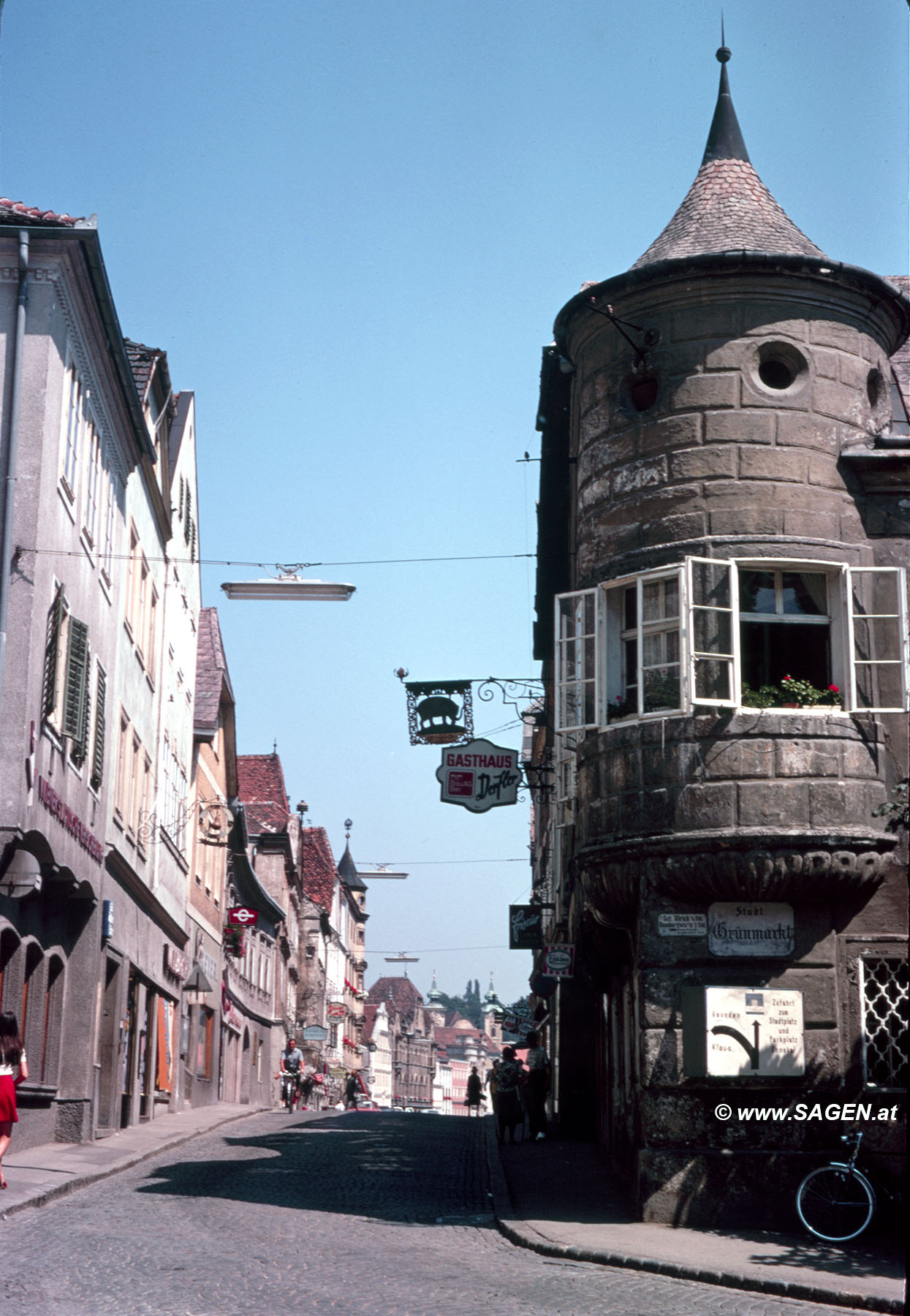 Steyr Grünmarkt 1960er Jahre