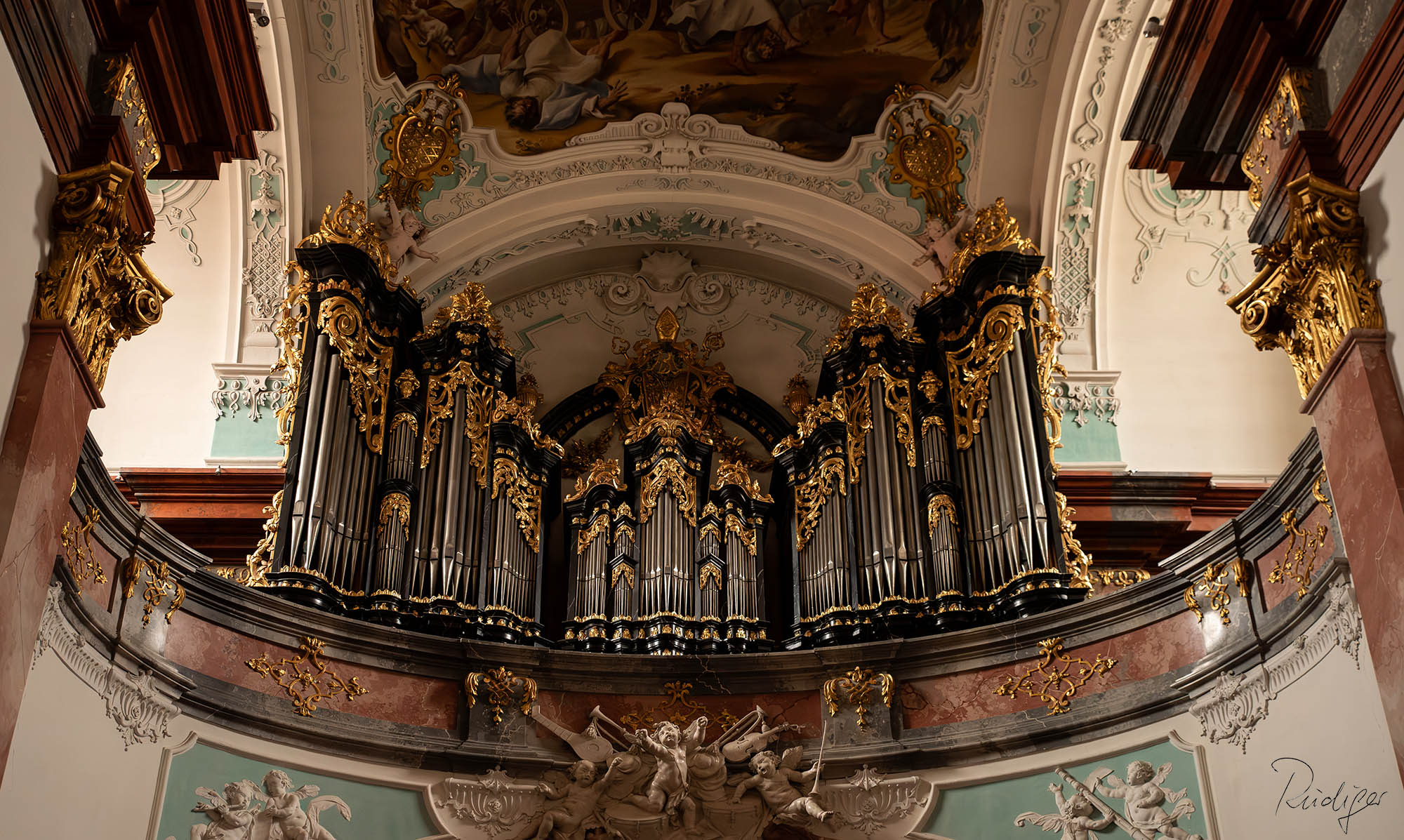 Stift Altenburg, Orgel Detail