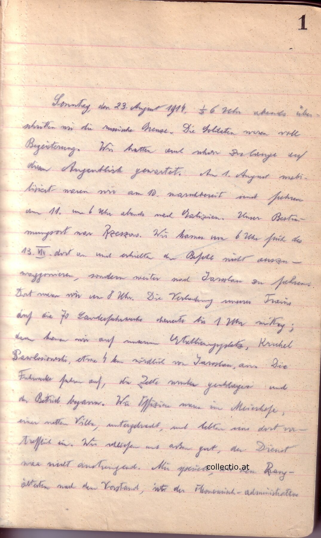 Tagebuch Adolf Körper 1914-1917