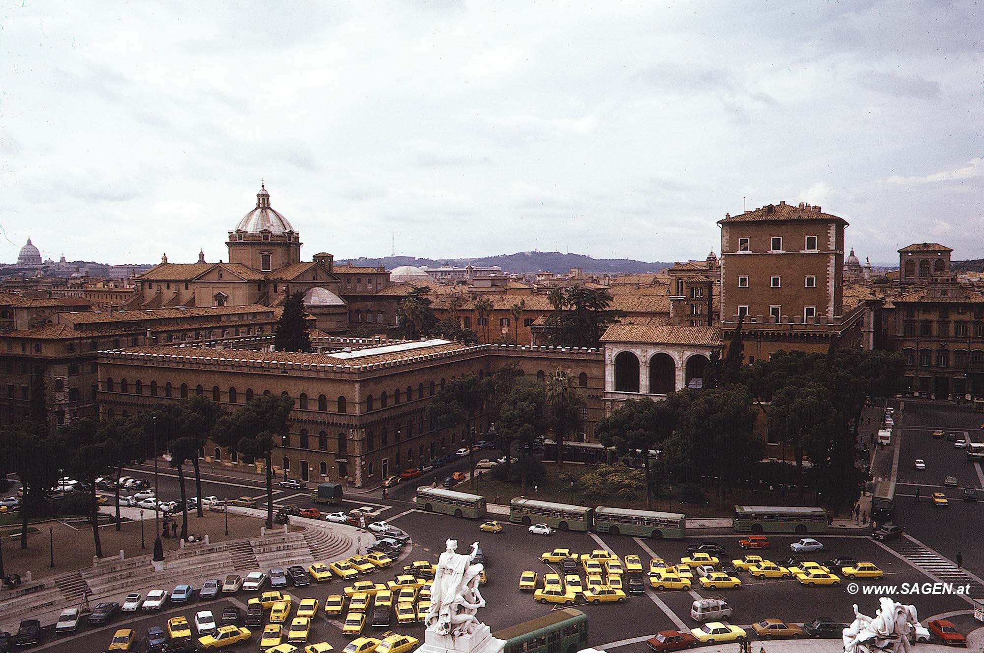 Taxistandplatz Rom, 1960er Jahre