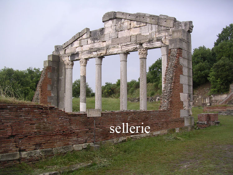 Tempel in Apollonia