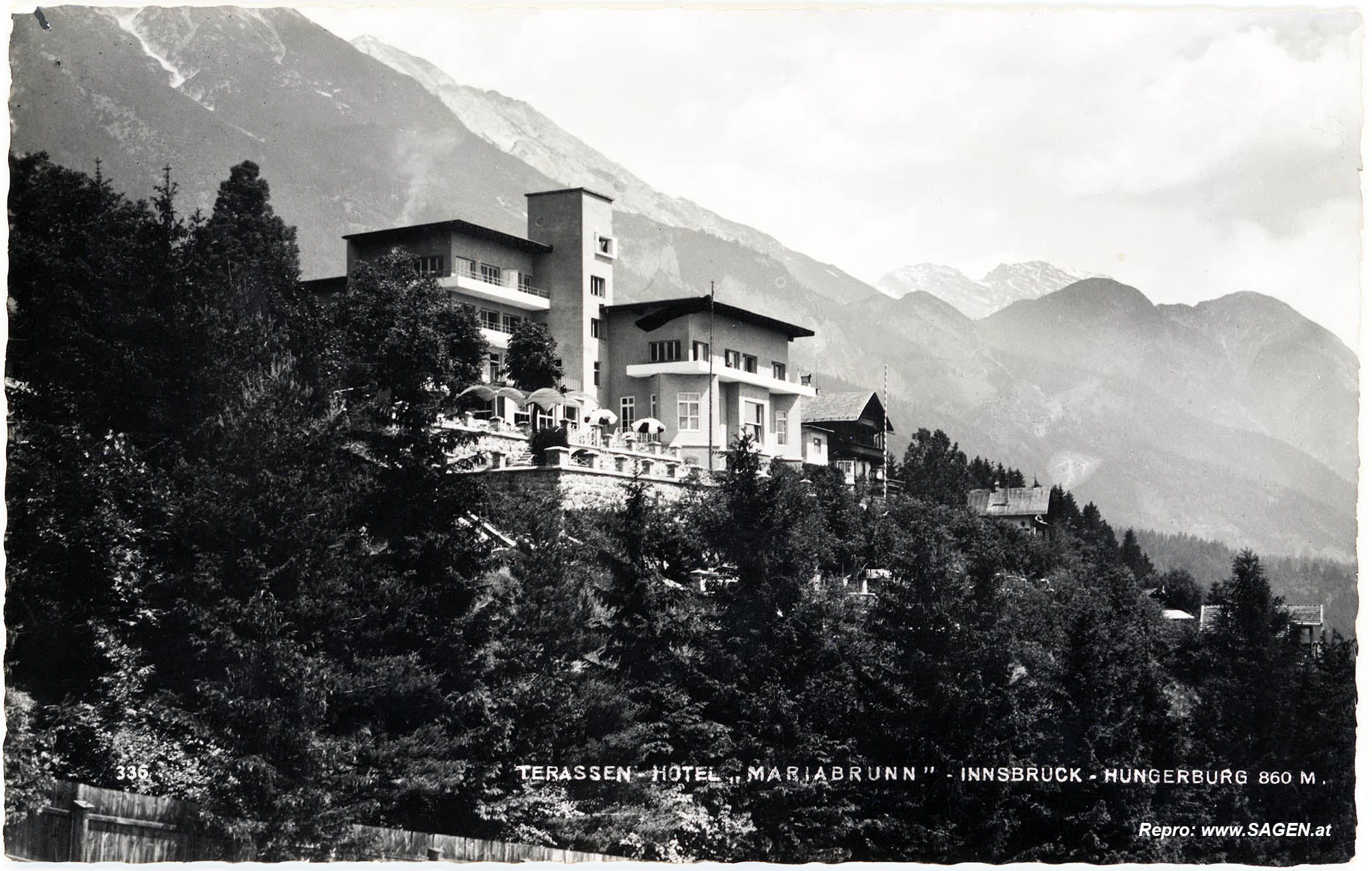 Terasssen-Hotel "Mariabrunn" - Innsbruck - Hungerburg 860 M.