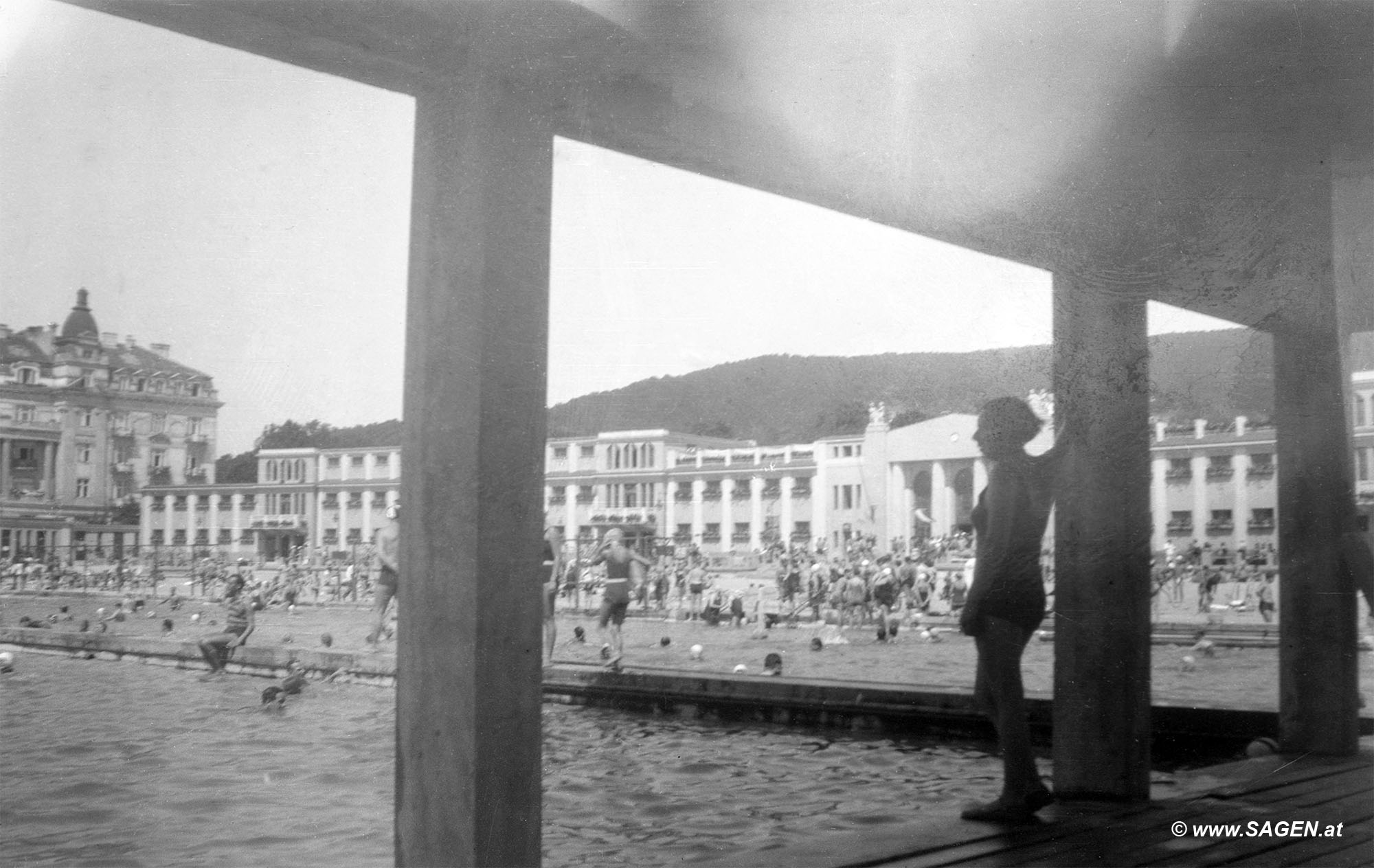 Thermalstrandbad Baden, Sommer 1930