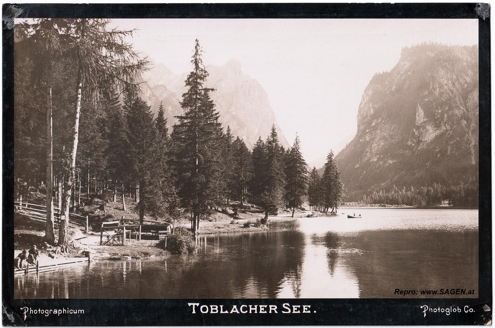 Toblacher See Photoglob 1890er Jahre
