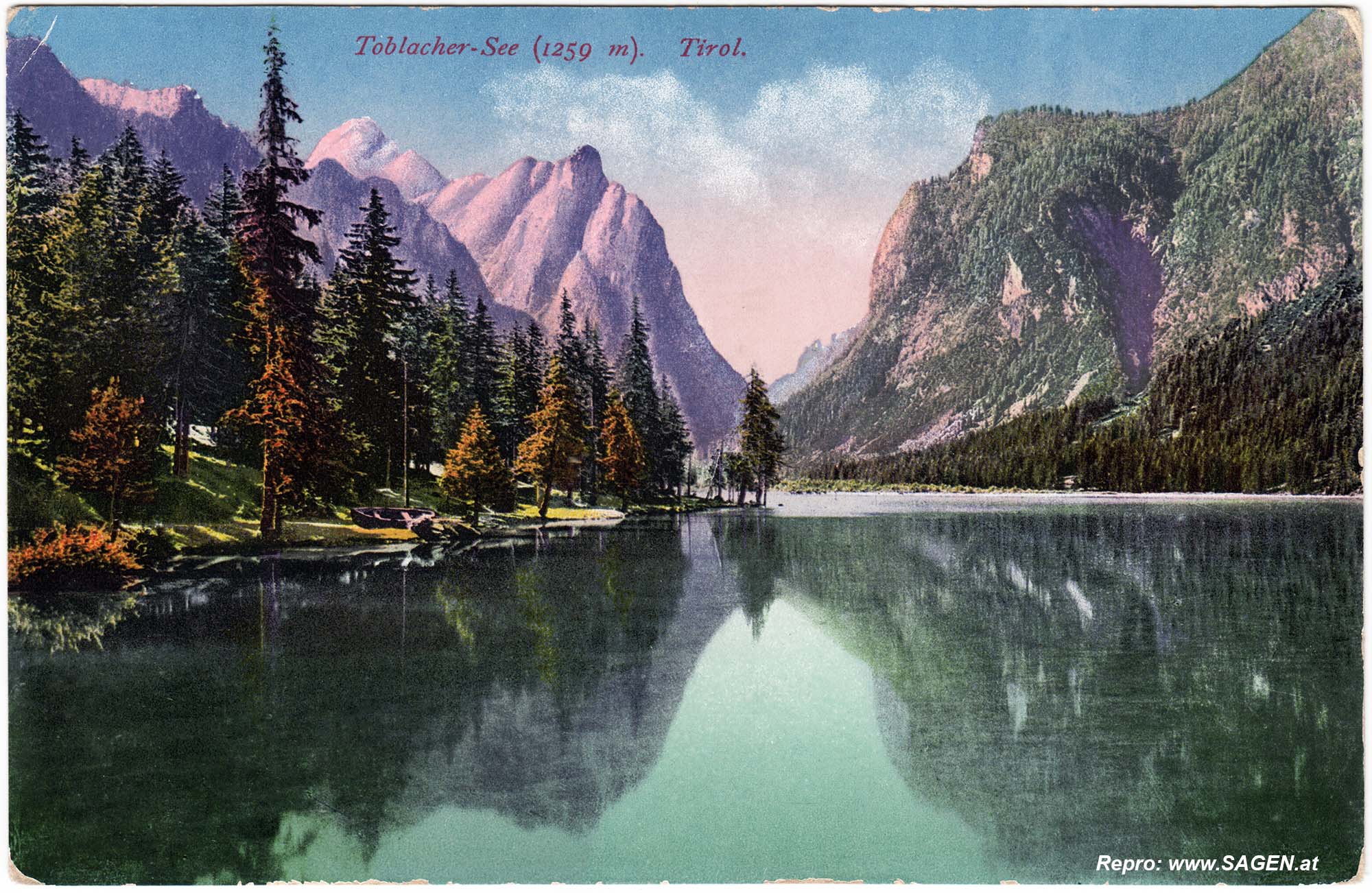 Toblacher See um 1910
