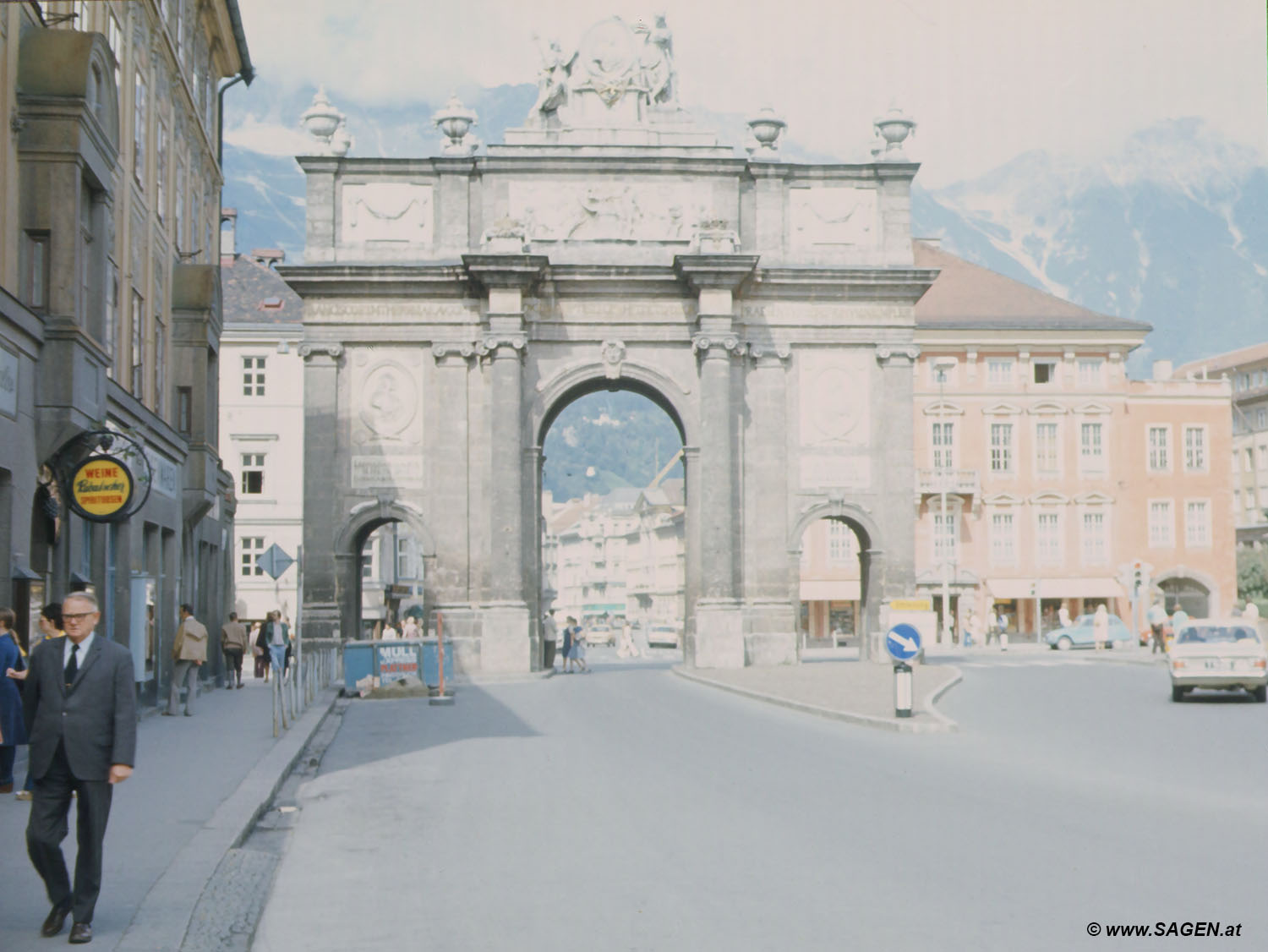 Triumphpforte Innsbruck 1975