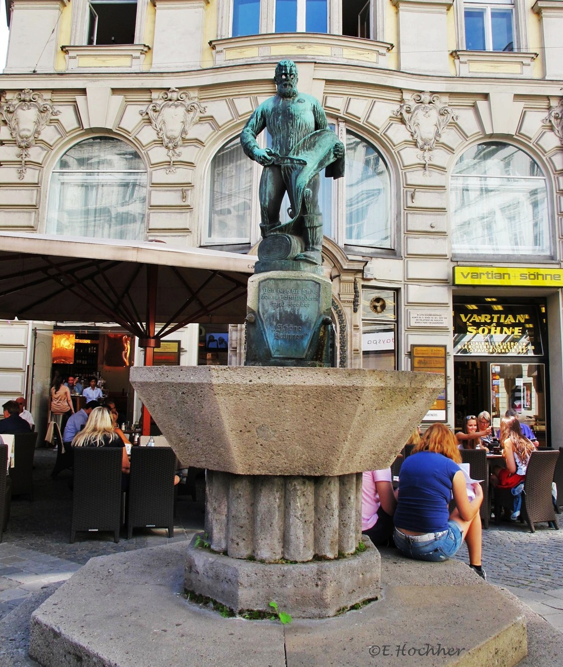 Tuchmacher – Brunnen in der Tuchlauben, Wien-Innere Stadt