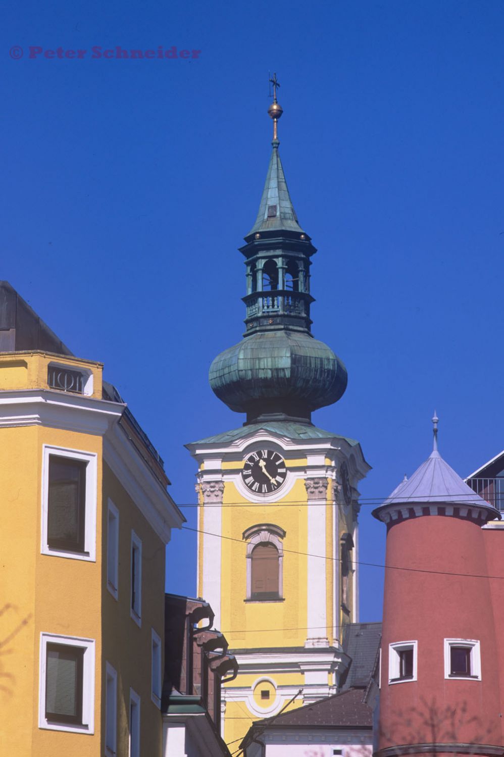 Turm der Stadtpfarrkirche Gmunden