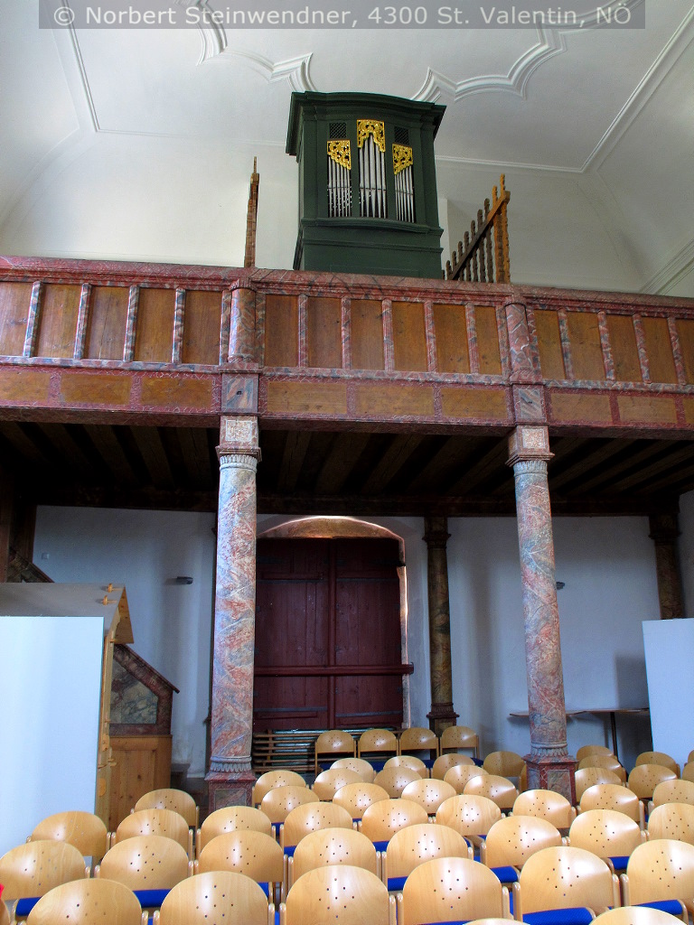 Turmlose Kirche Kanning - Orgelempore