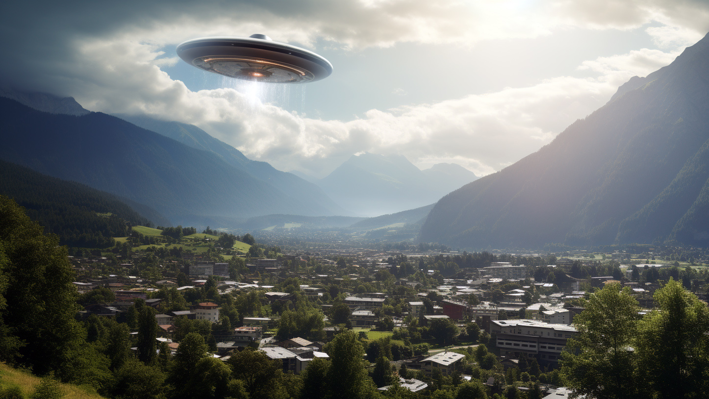 UFO im Landeanflug über Innsbruck