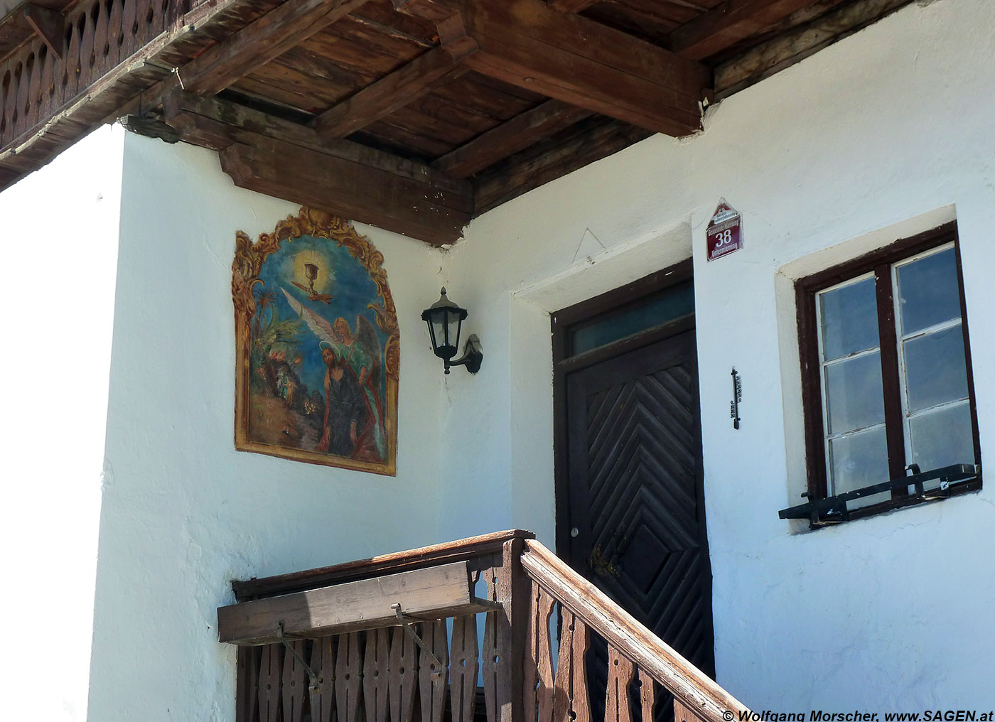 Untermieming Bauernhaus Einhof Fresko